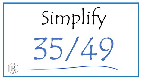 5 49|5 49 simplified.